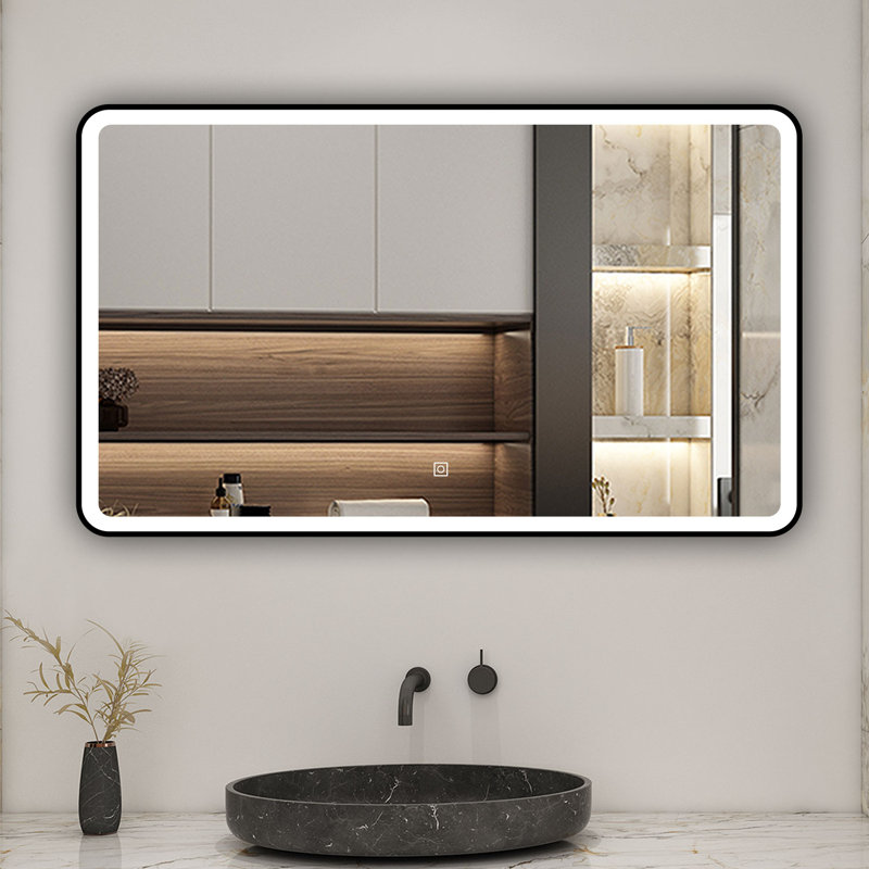 Akash Aluminium Rectangle Mirror, 70cm x 120cm
