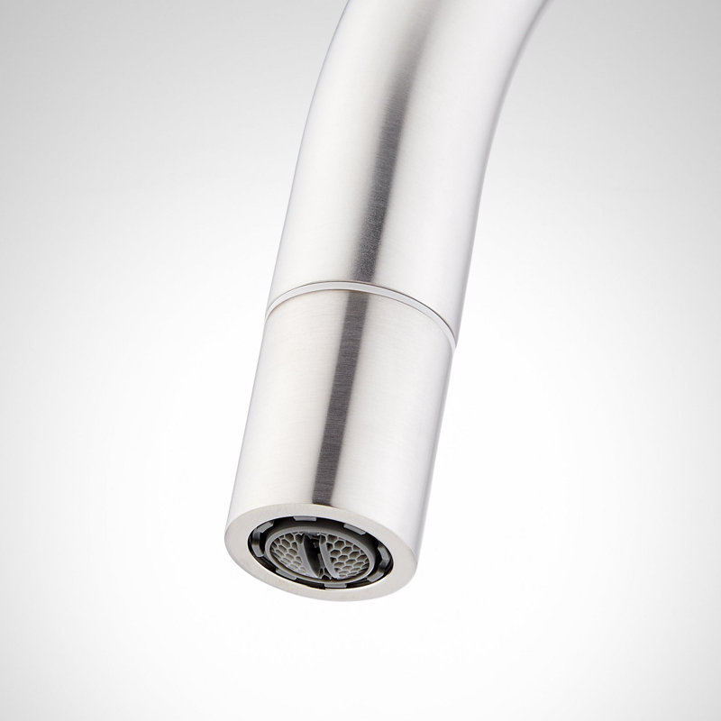 Ravenel Single-Hole Pull Down Bar Faucet - Brushed Gold, Stainless Steel