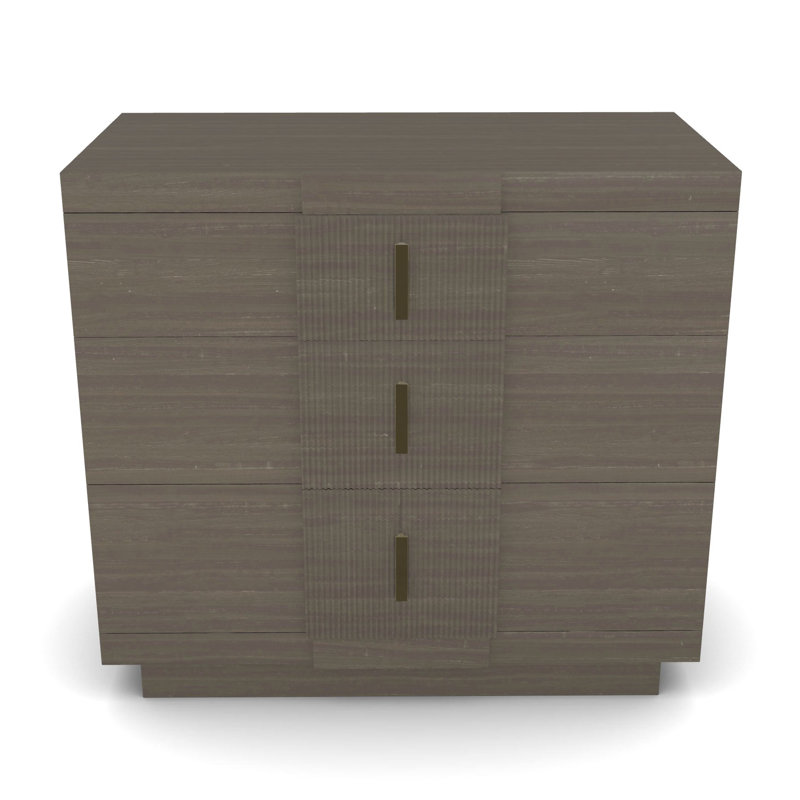 Axis 3-Drawer Nightstand, Hampton