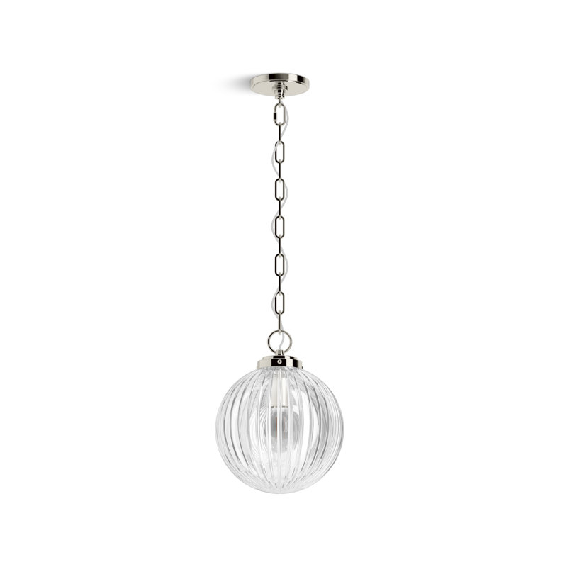 Embra By Studio McGee 10 in. Pendant, Polished Nickel