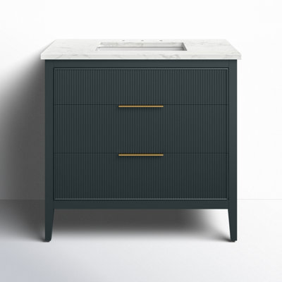 Bilroy 36" Oak Single Bathroom Vanity