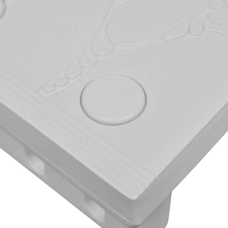 Spa Steps Outdoor Patio Multipurpose Reversible Tread Multi Colours, White