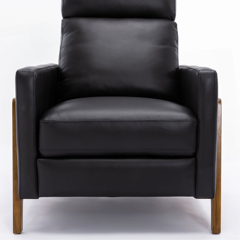 Richland Leather Push Back Recliner