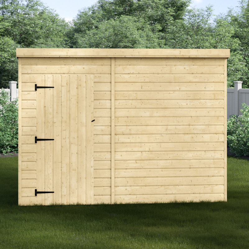 9 Ft. W x 3 Ft. D Shiplap Pent Wooden Shed