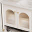 Meuble-lavabo crème de style français