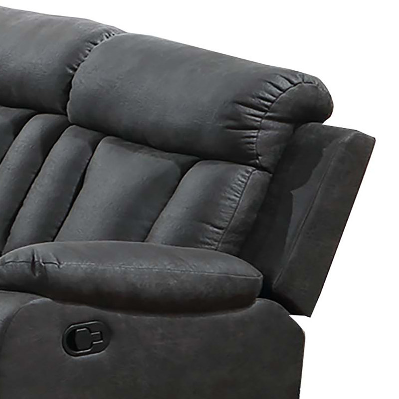 Recliner Sofa, Charcoal