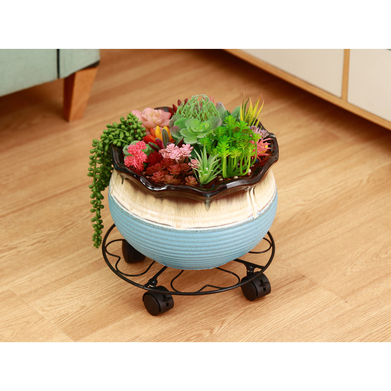 Mihhail Metal Caddy Plant Stand
