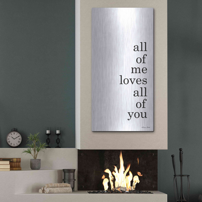 «All of Me» par Susan Ball, art mural en métal, H 48 po x l 24 po