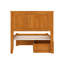 Lit plateforme en bois massif avec pied de lit et tiroirs de rangement Nantucket-96140425-96140420