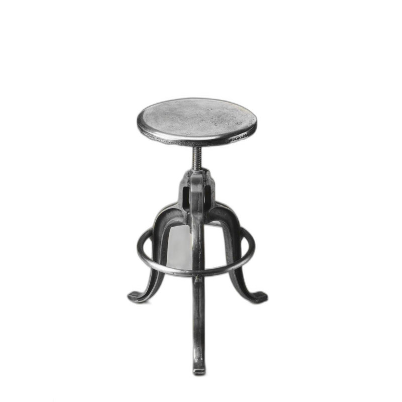 Tabouret tournant Istrate, Argent argent