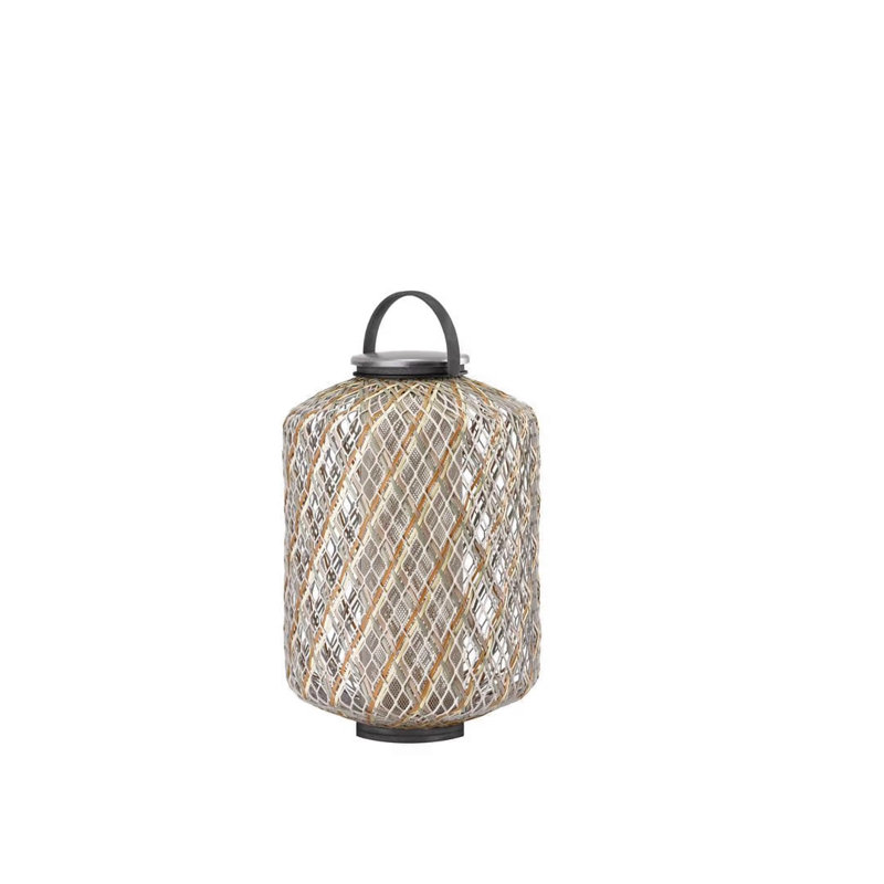 The Others Outdoor Floor Lamp, 30.75" H x 17.75" W x 17.75" D, Rock