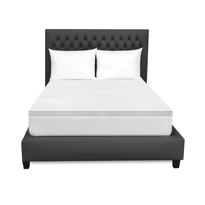 2'' Gel Memory Foam Mattress Topper with Graphene Infused Cover, California King