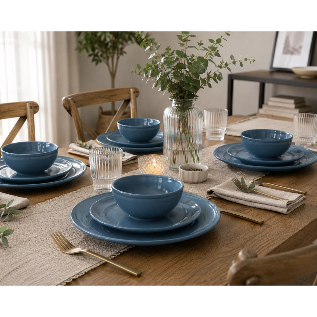 Stoneware Dinnerware - Service for 4