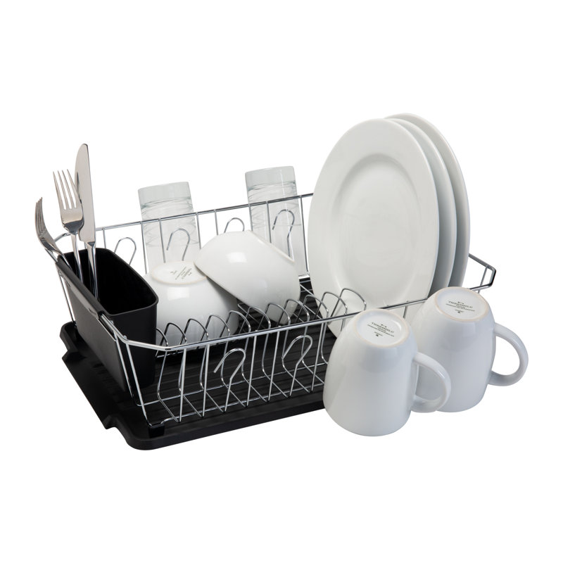 Dylan Countertop Dish Rack, Black