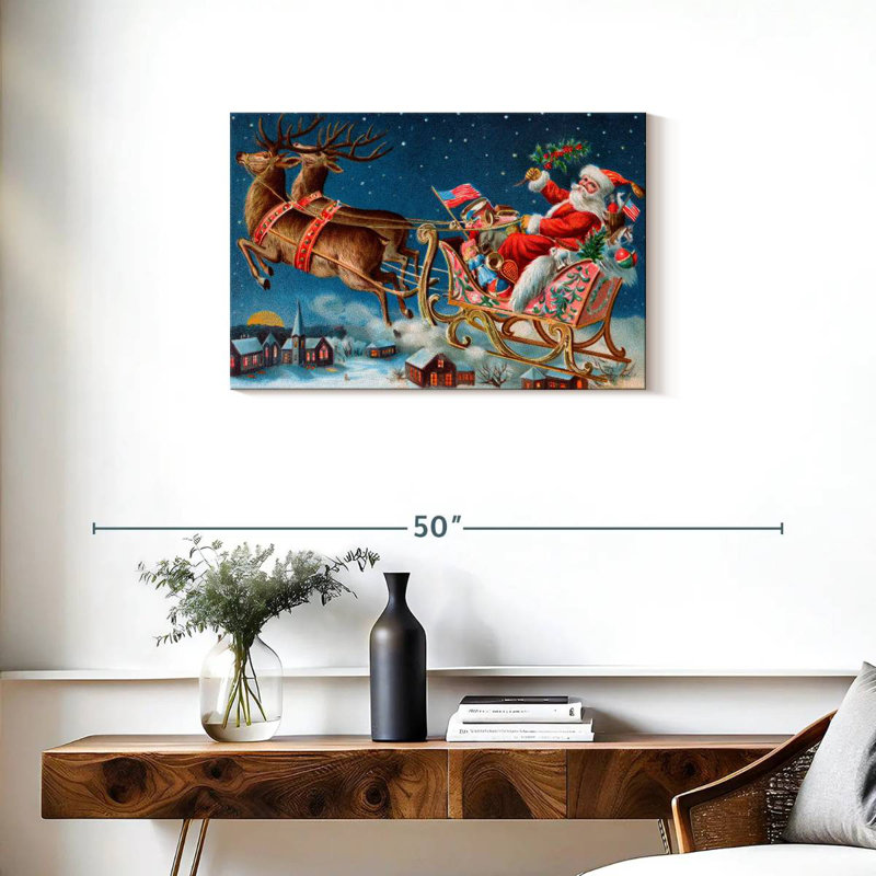 Père Noël, H 20 po x l 30 po