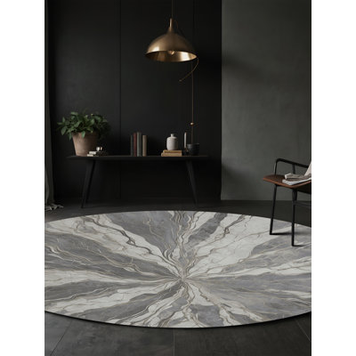 Tapis gris lavable à la machine