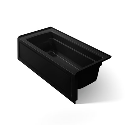 Archer® 66" X 32" Alcove Bath with Bask® Heated Surface, Integral Apron, Integral Flange, and Right-Hand Drain