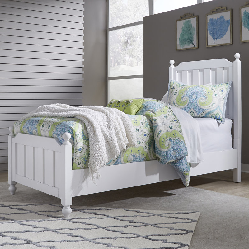Droskyn Panel Bed by Three Posts™, White, Full