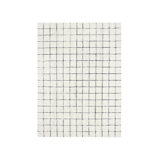 Mosaic Wool Geometric Area Rug in Beige