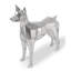 Statue de chien fou