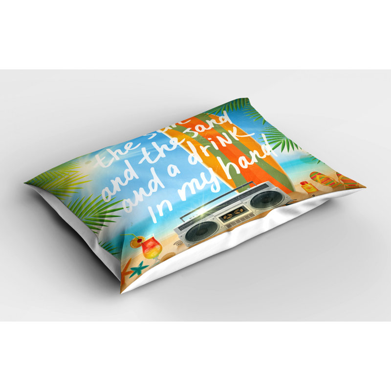 Sun Polyester Sham Set, Twin