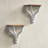 Hector 2 Piece Triangle Solid Wood Accent Shelf