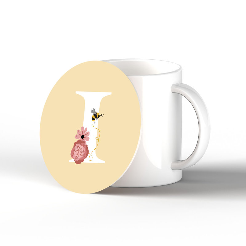 Ceramic Round 1 Piece Coaster, I