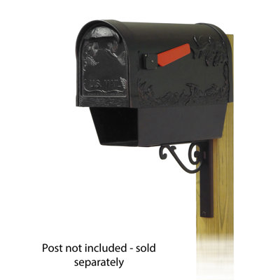 Hummingbird Aluminum Post Mounted Post Box
