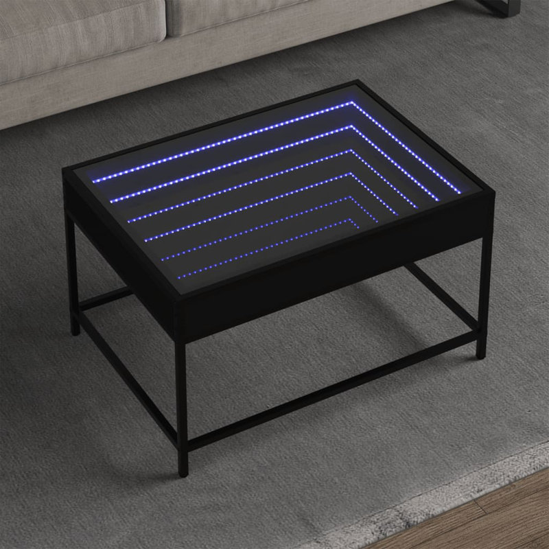 Daavid Coffee Table, 41cm H x 70cm L x 50cm W, Black