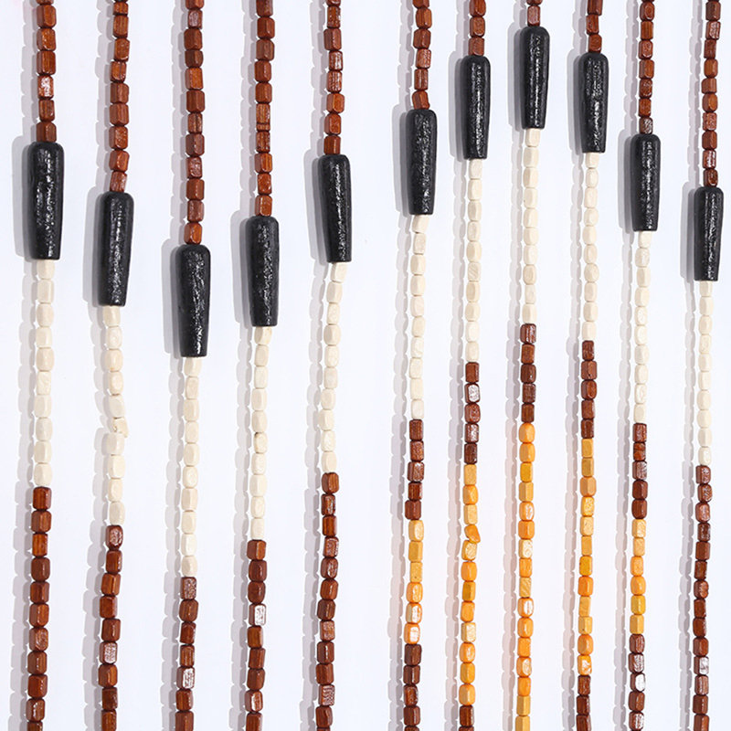 Bamboo Semi Sheer Door Curtain