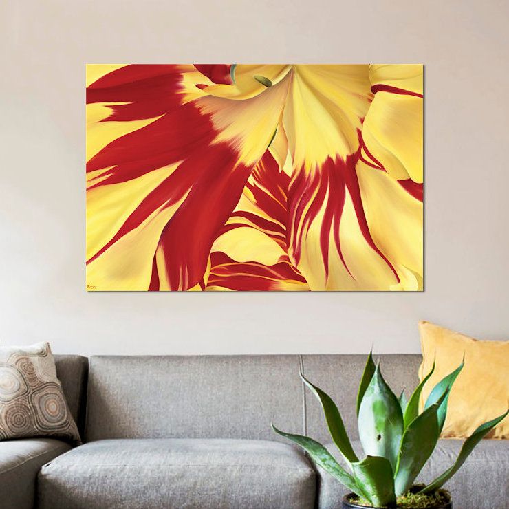 « seul », reproduction d’impression sur toile, H 12 po x l 18 po x P 1,5 po, Toile tendue, Pas de tapis