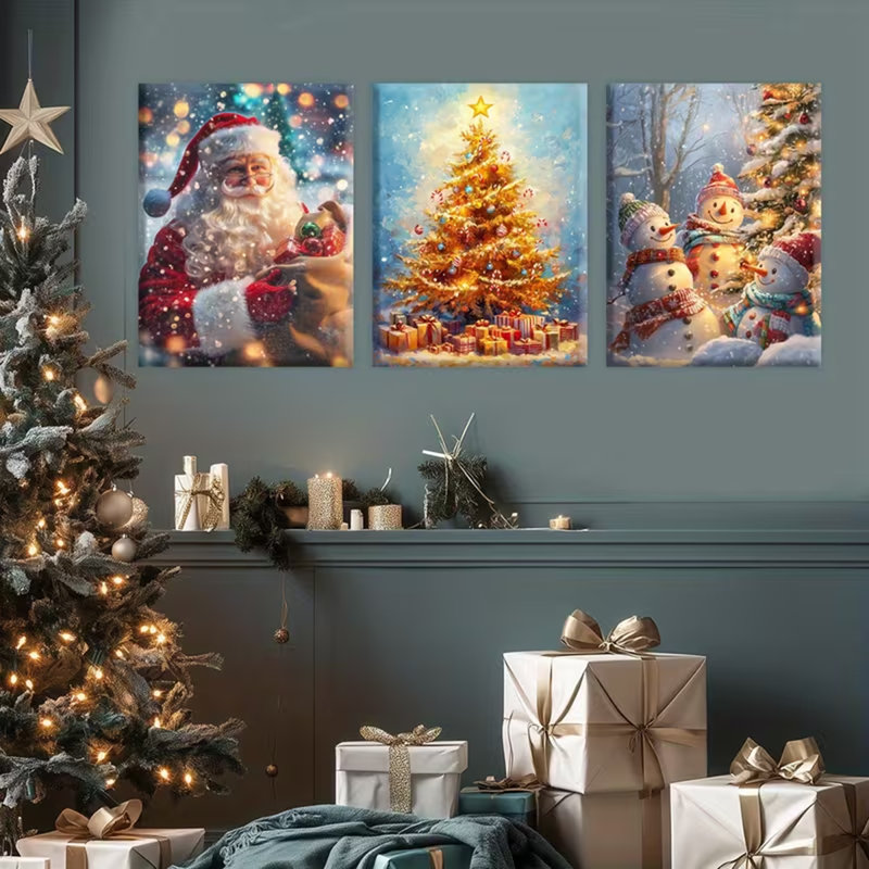 3 Piece Wrapped Canvas Wall Art