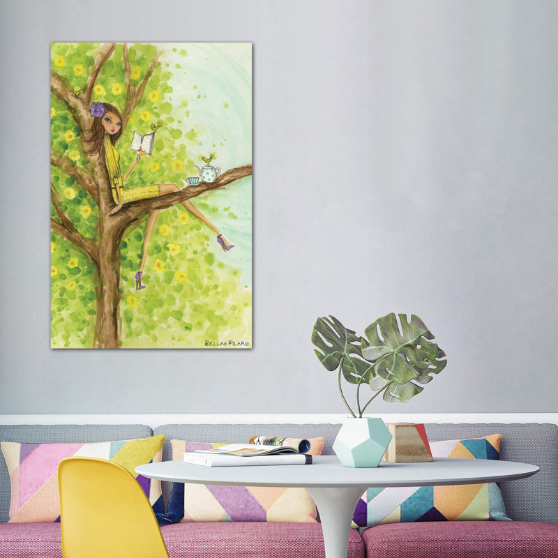 Printemps à Summerside # 3, art, H 60 po x l 40po x P 1,5 po, Toile tendue