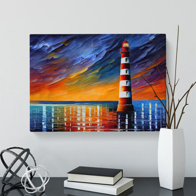 Colourful Lighthouse Vol.2 - Wrapped Canvas