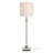 Metal Buffet Lamp with Crystal Base