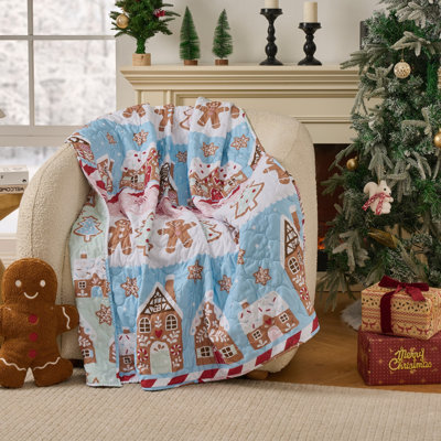 Plaid réversible Gingerbread Lane Pastel