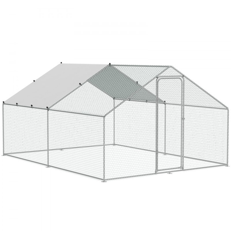 Poulailler Fenndhy avec poulailler, H 78,36 po x l 118,56 po x P 154,68 po