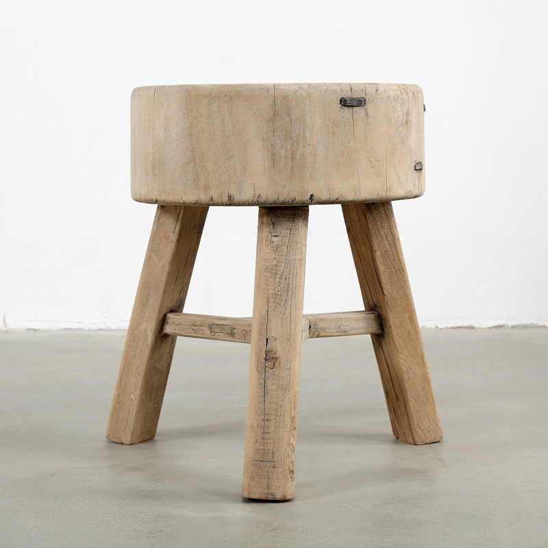 Corrigan Studio Live Edge Three Legs Round Table Approx.12-16“D 20"H
