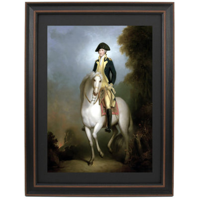 Portrait équestre de George Washington par Rembrandt Peale