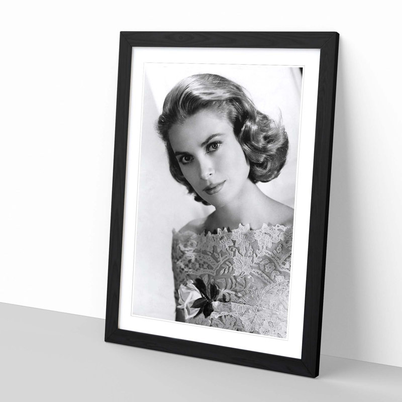 Single Picture Frame Print, Black