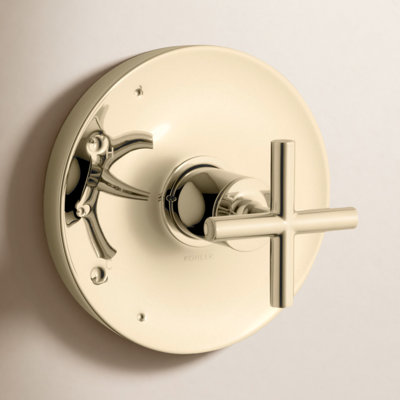 Purist Rite-Temp Valve Trim with Cross Handle