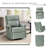 Manning 29.6" Wide Genuine Leather Manual Recliner-627696232