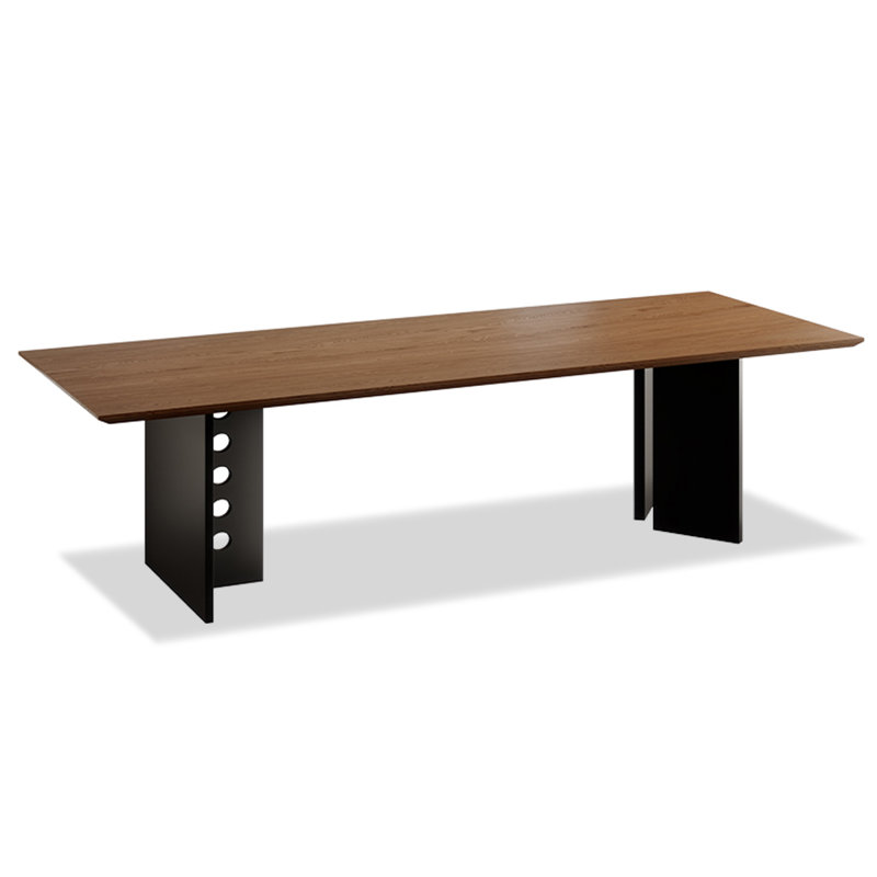 Modern minimalist solid wood desk, 29.5" H x 63" W x 27.6" D