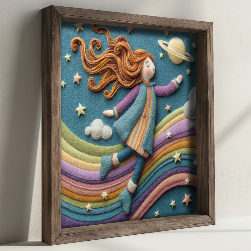 Peinture décorative en panneau de fibres à densité moyenne, H 27,56 po x l 27,56 po