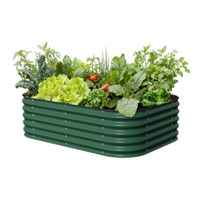 Lit de jardin surélevé modulaire en métal 17 po de hauteur 17 po