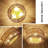 Boho Rattan Ceiling Light Fixture, Flush Mount Woven Chandelier For Farmhouse, Living Room, Bedroom, Kitchen, And Nursery