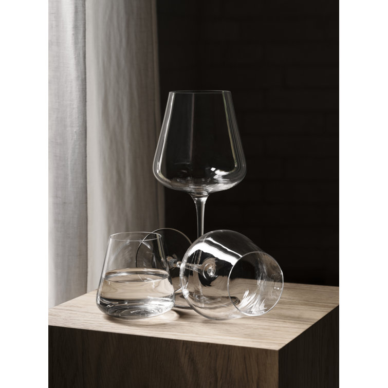 blomus Belo Champagne Glasses, Set of 2, Colored Glass, Coffee