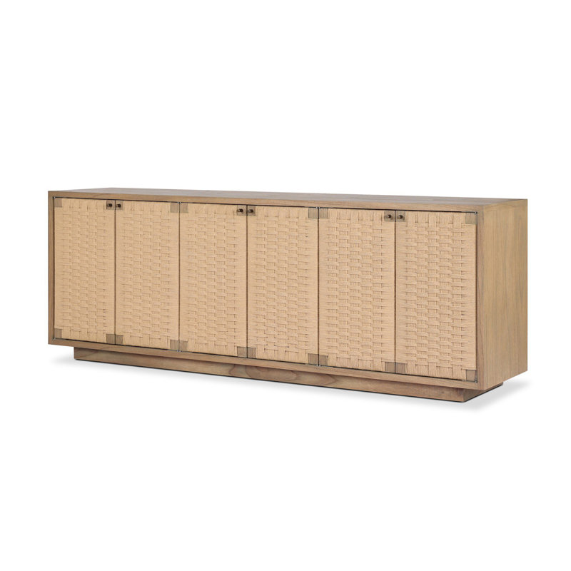 Macklin 82 in. W Sideboard, Sandy Mindi Veneer