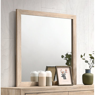 Solem Wood Square Dresser Mirror