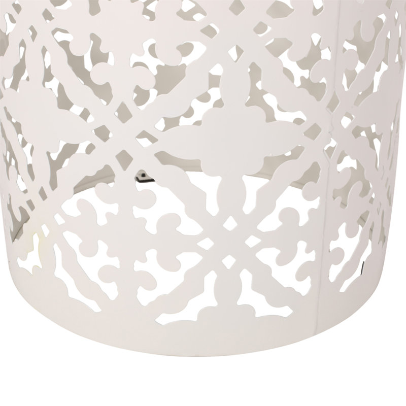 Castana Side Table (Only Include Table), White
